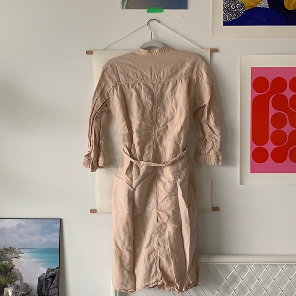 SOLD DO NOT BUY Dusty Rose linen tunic dress - Picture 2 of 5